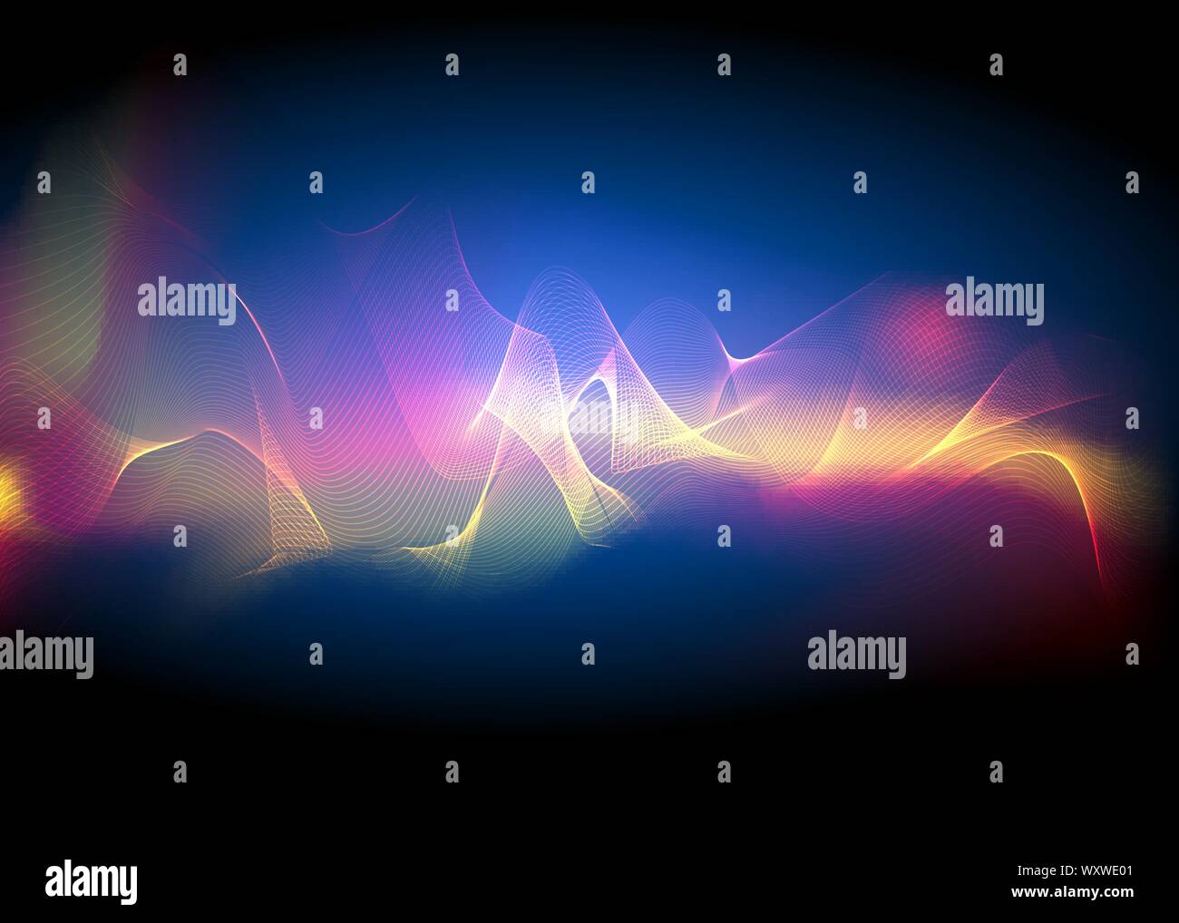 Aurora borealis shiny, abstract vector aurora australis background for ...