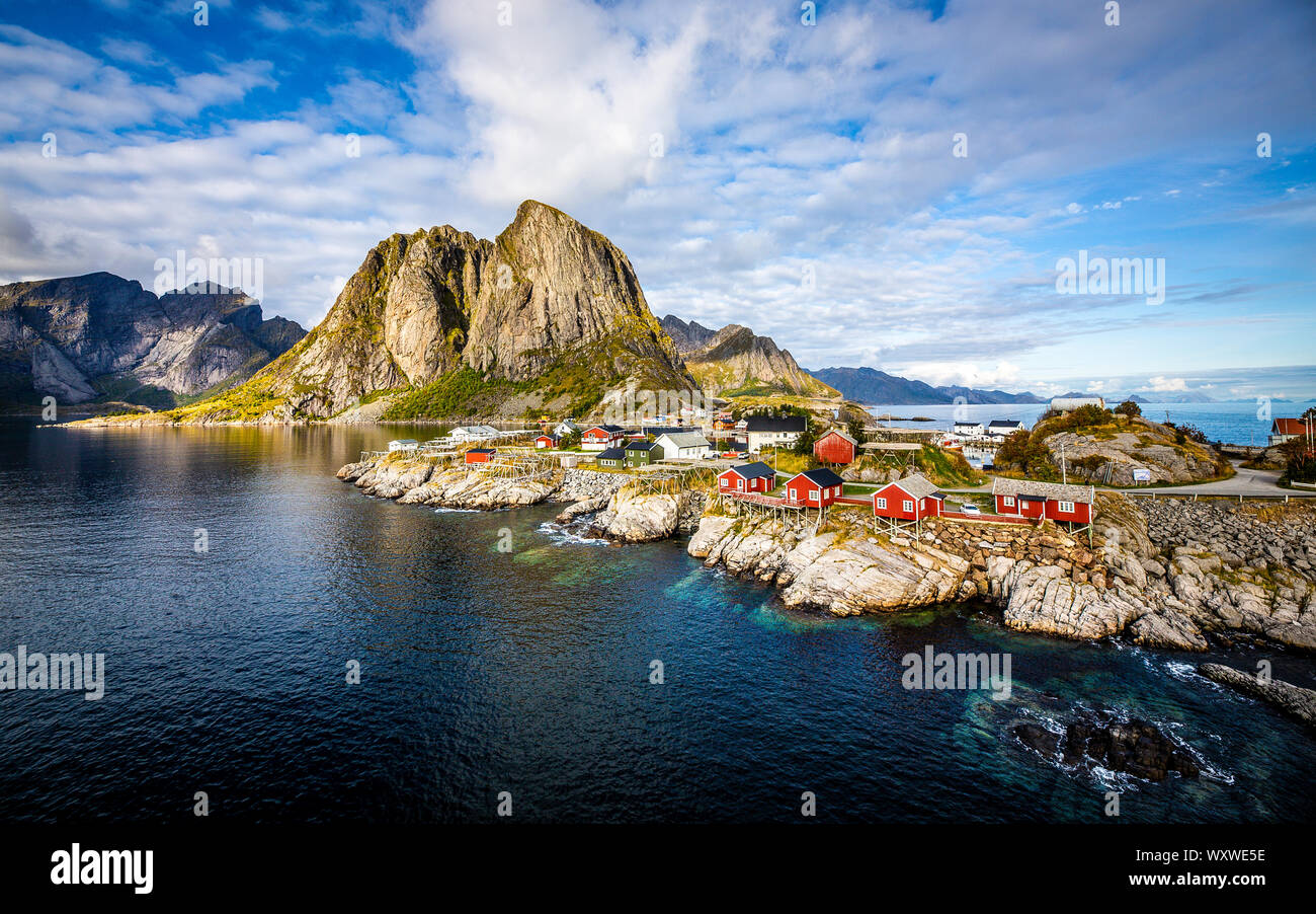 Hamnøy, Lofoten Islands, Norway by Anne-Marie Forker Stock Photo