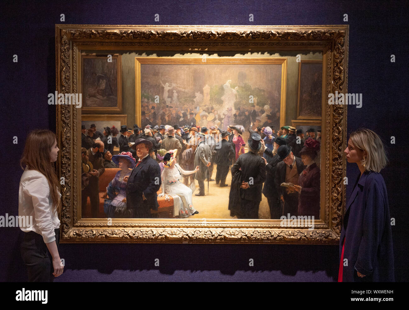 Art salon 19th century painting hi-res stock photography and images - Alamy