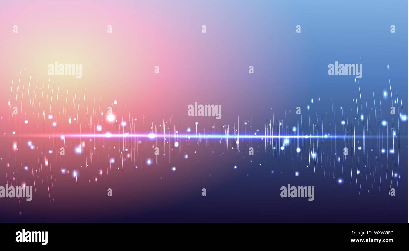 Aurora borealis shiny, abstract vector aurora australis background for ...