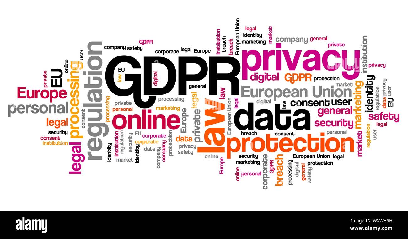 GDPR concept - General Data Protection Regulation. Data protection and ...