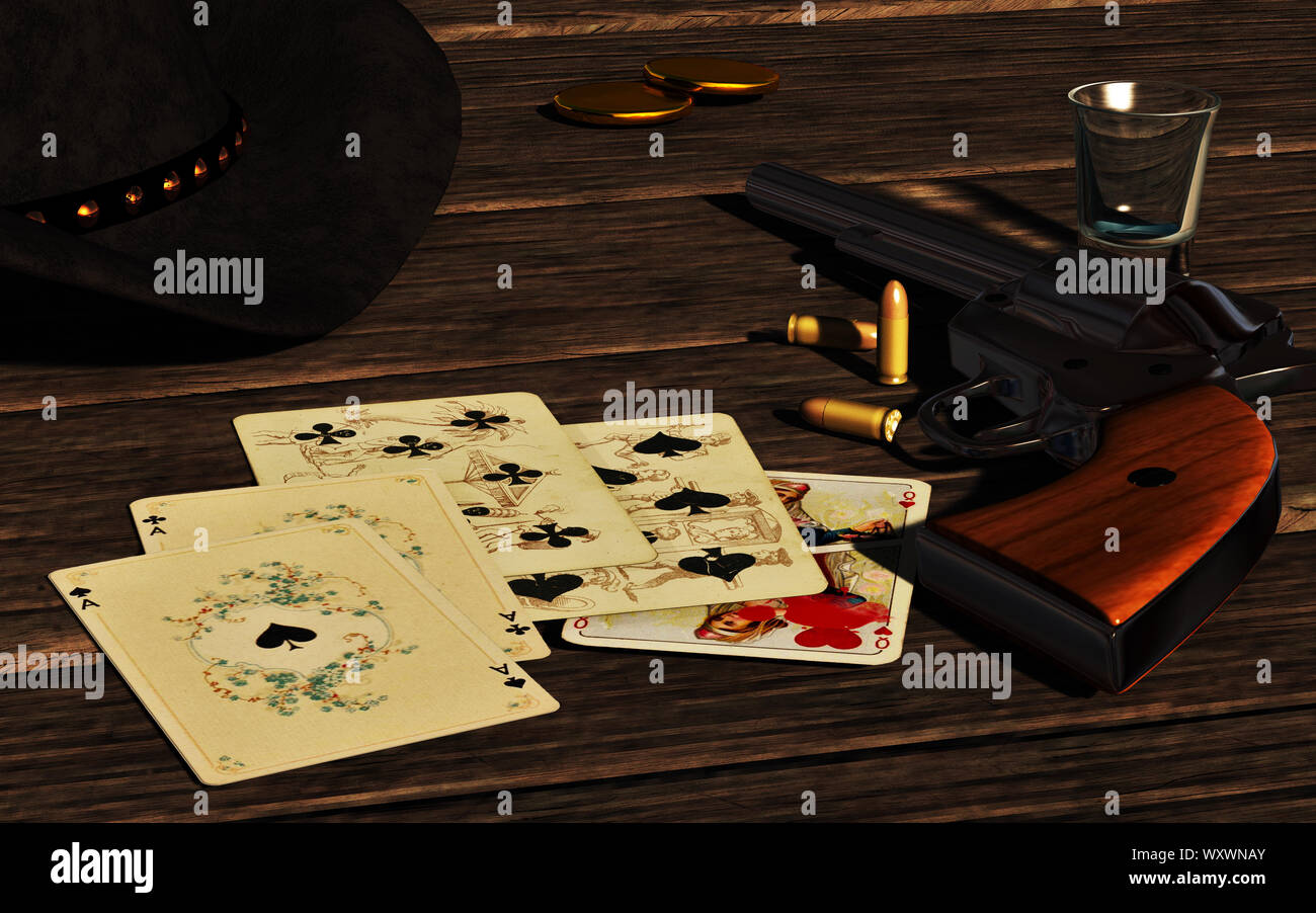 The Dead Man's Hand is a poker hand consisting of a pair of aces and