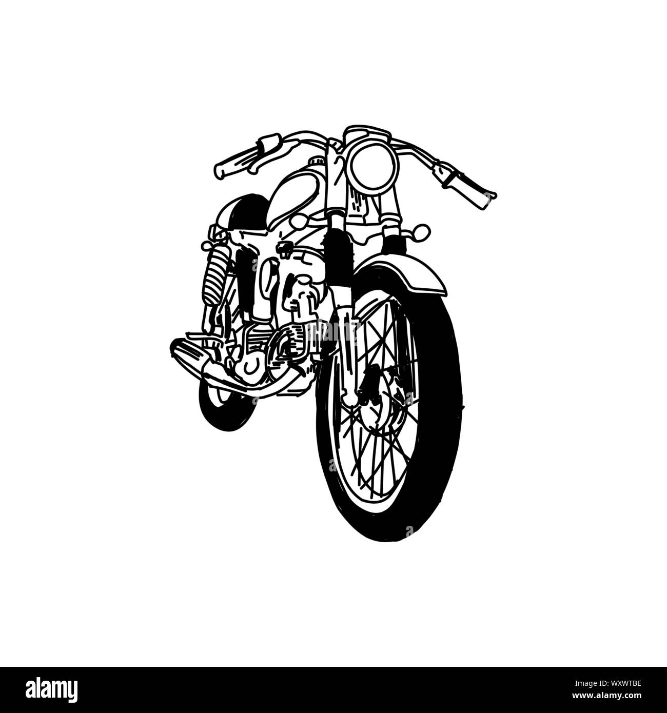 old school motorcycle