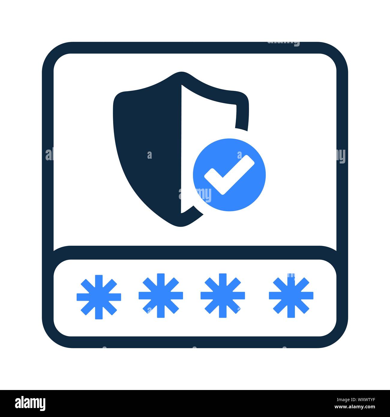 Lock, password, security icon Stock Vector Image & Art - Alamy