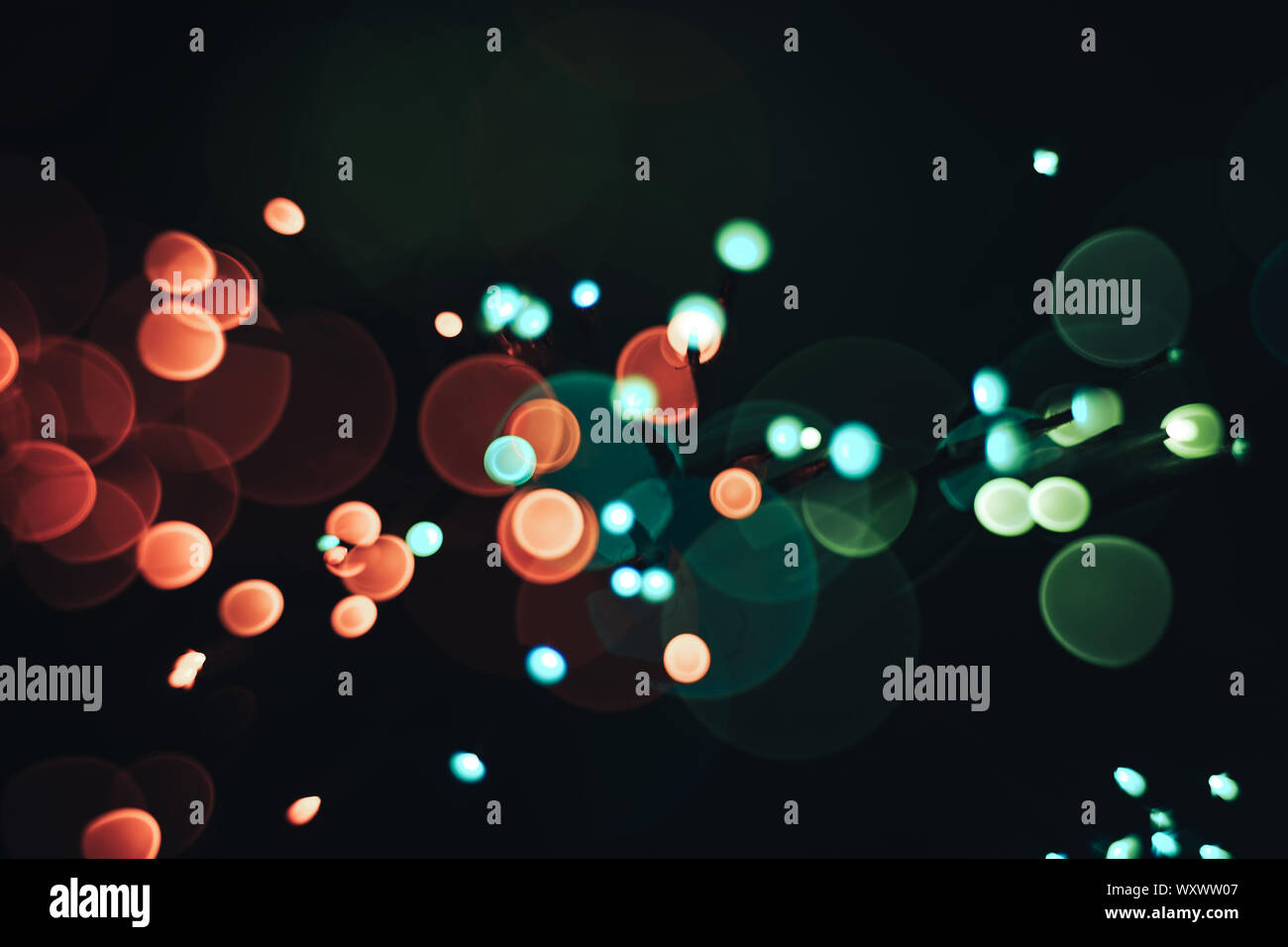 Beautiful abstract optical light bokeh on a glow background Stock Photo ...