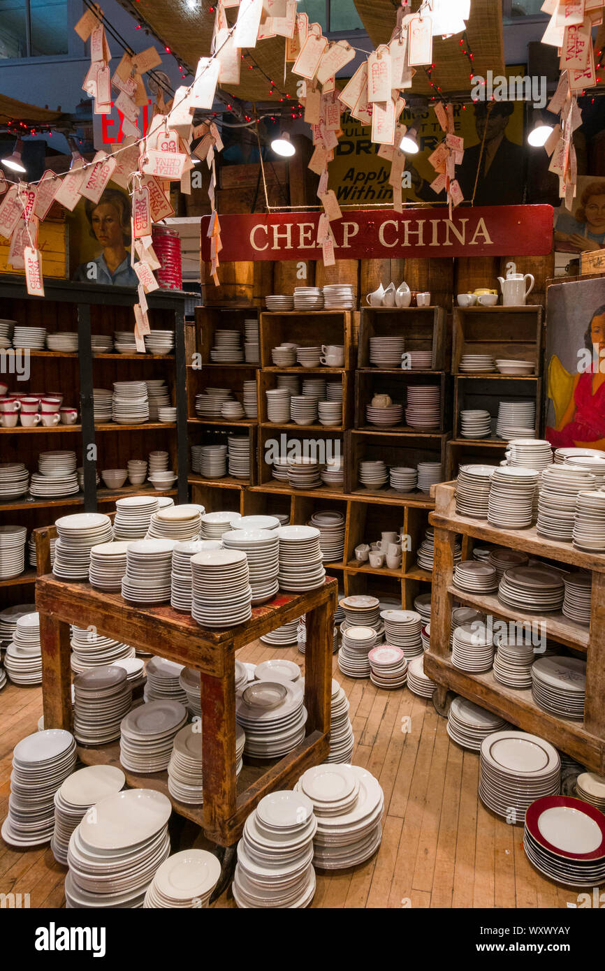 Inside interior display sale tableware hires stock photography and