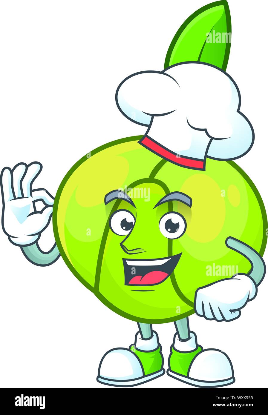 Chef sweet elephant apple cartoon with mascot Stock Vector Image & Art ...