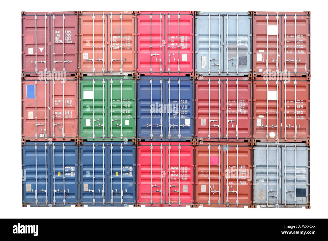 Containers ship back view hi-res stock photography and images - Alamy