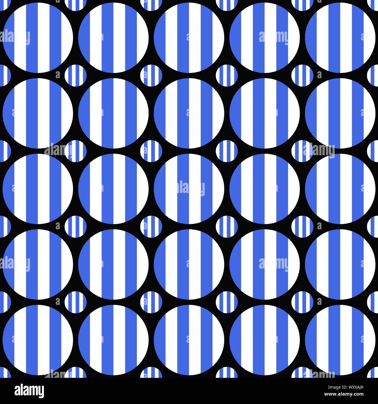 Simple seamless pattern - vector circle background design Stock Vector