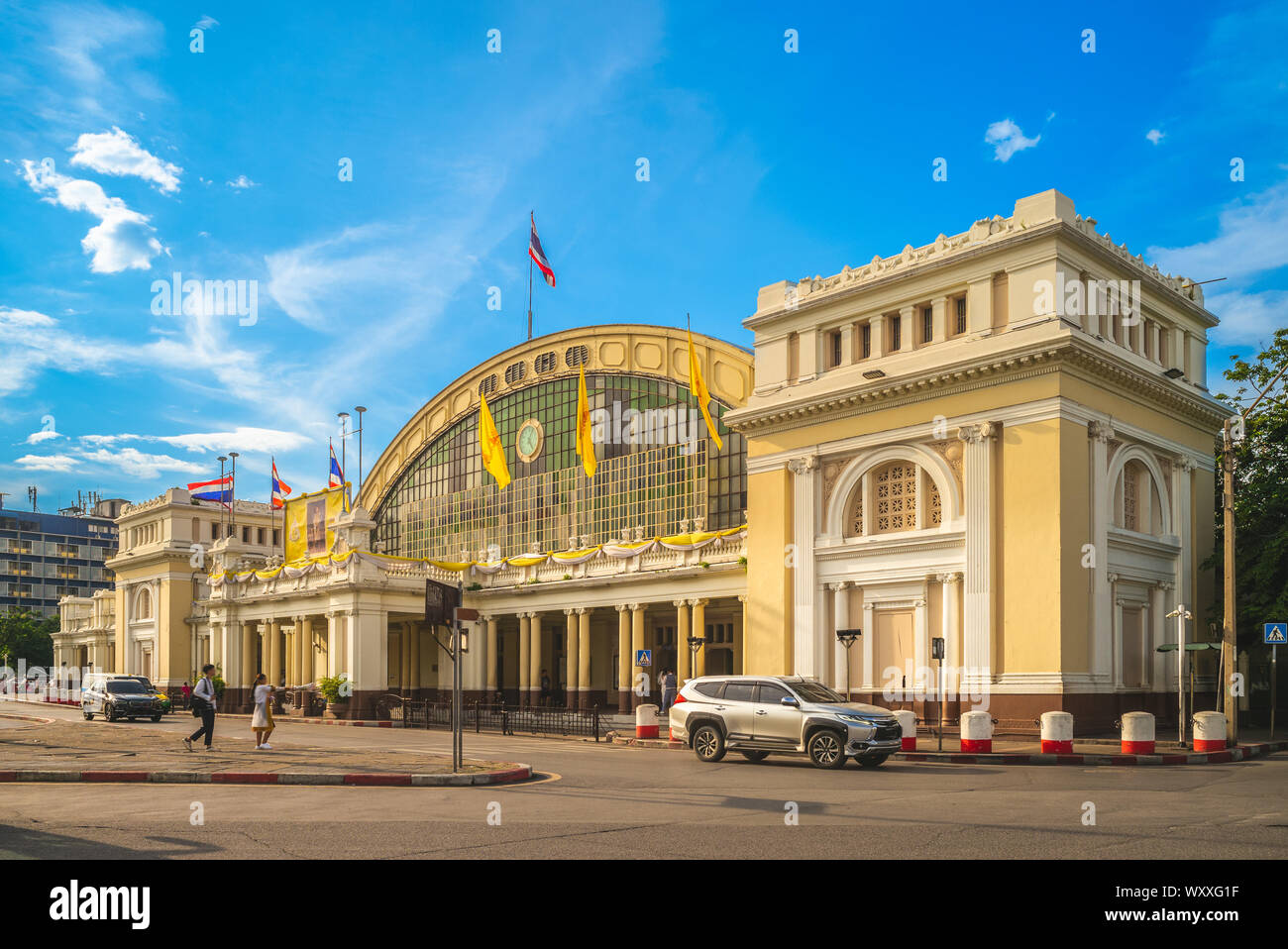 bangkok railway station (hua lamphong) at bangkok, thailand Stock Photo