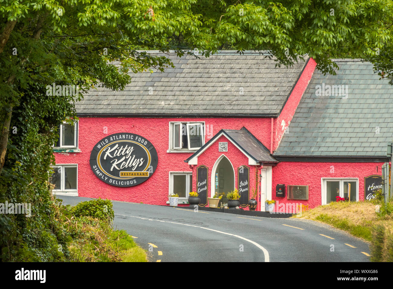 Kitty Kelly's Restaurant,Donegal,  Ireland Stock Photo