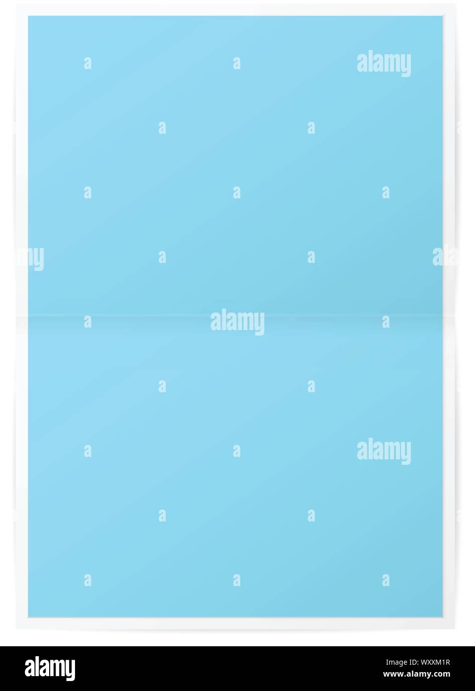 Folded paper on a white background. Vector illustration Stock Vector ...