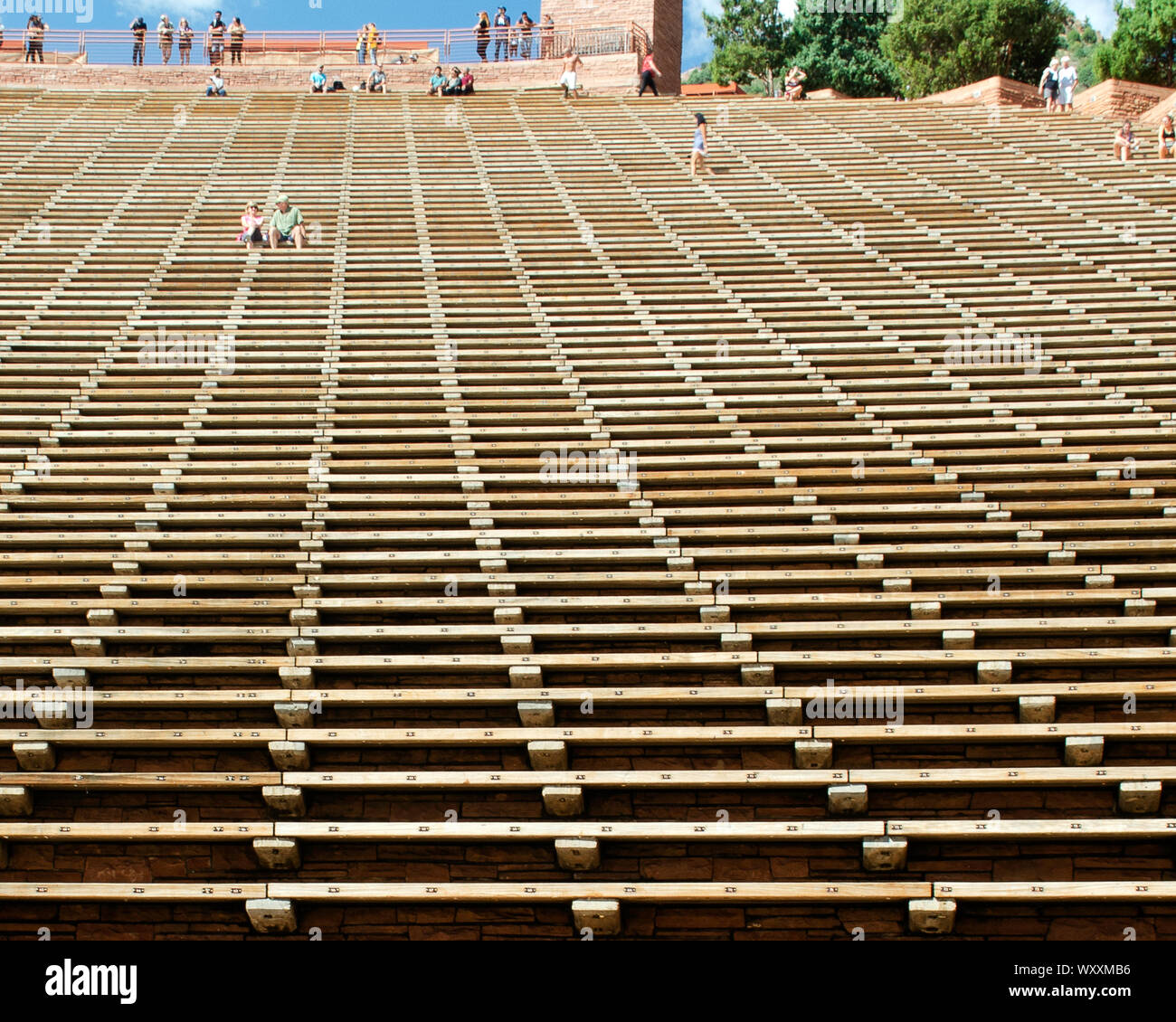 Red Rocks Amphitheater in Colorado Stock Photo - Alamy