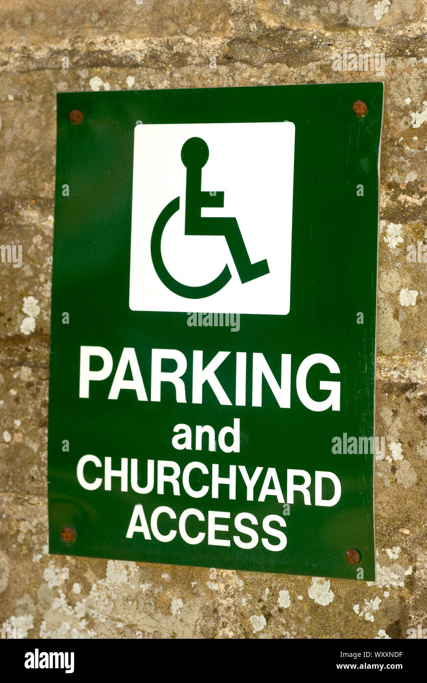 Disabled Parking Sign Stock Photo - Alamy