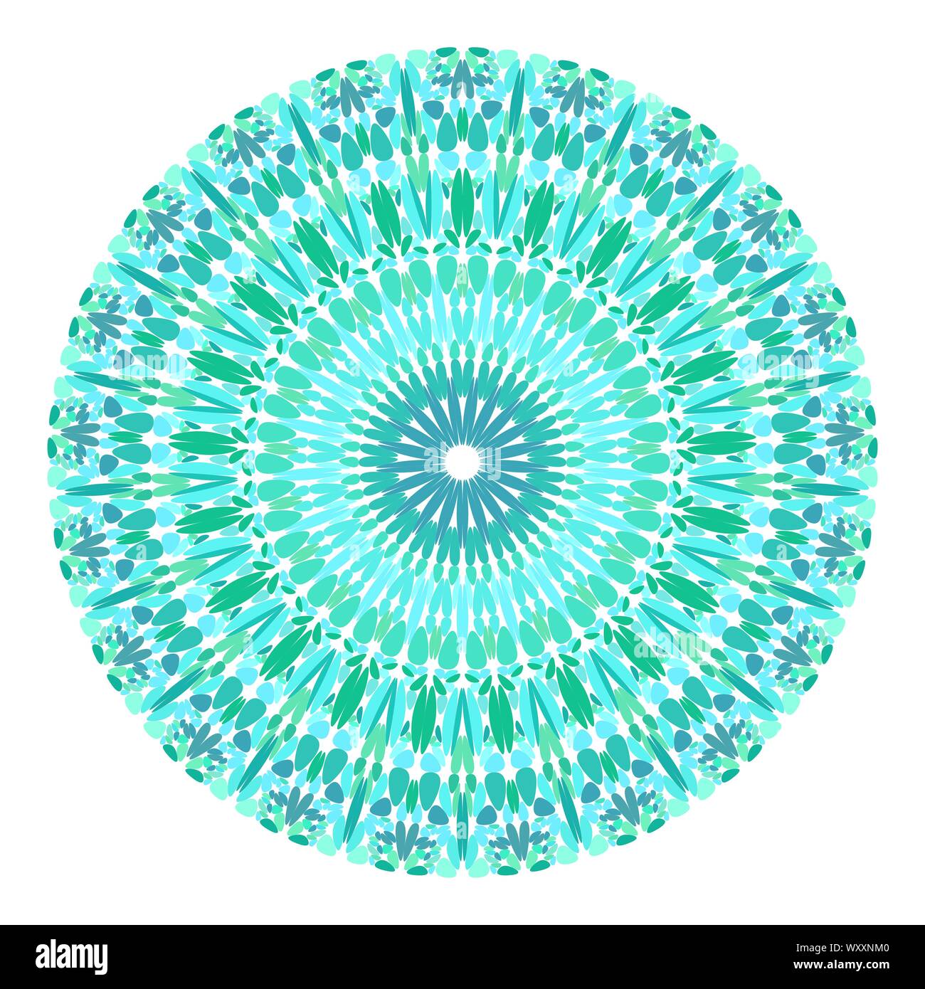 Floral mandala design - abstract circular vector graphic design Stock ...