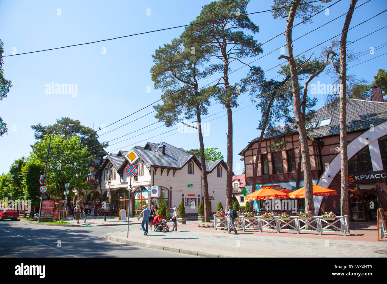 Svetlogorsk, Russia - June 05, 2019: View of the Svetlogorsk (Kaliningrad Oblast), Russia. Stock Photo