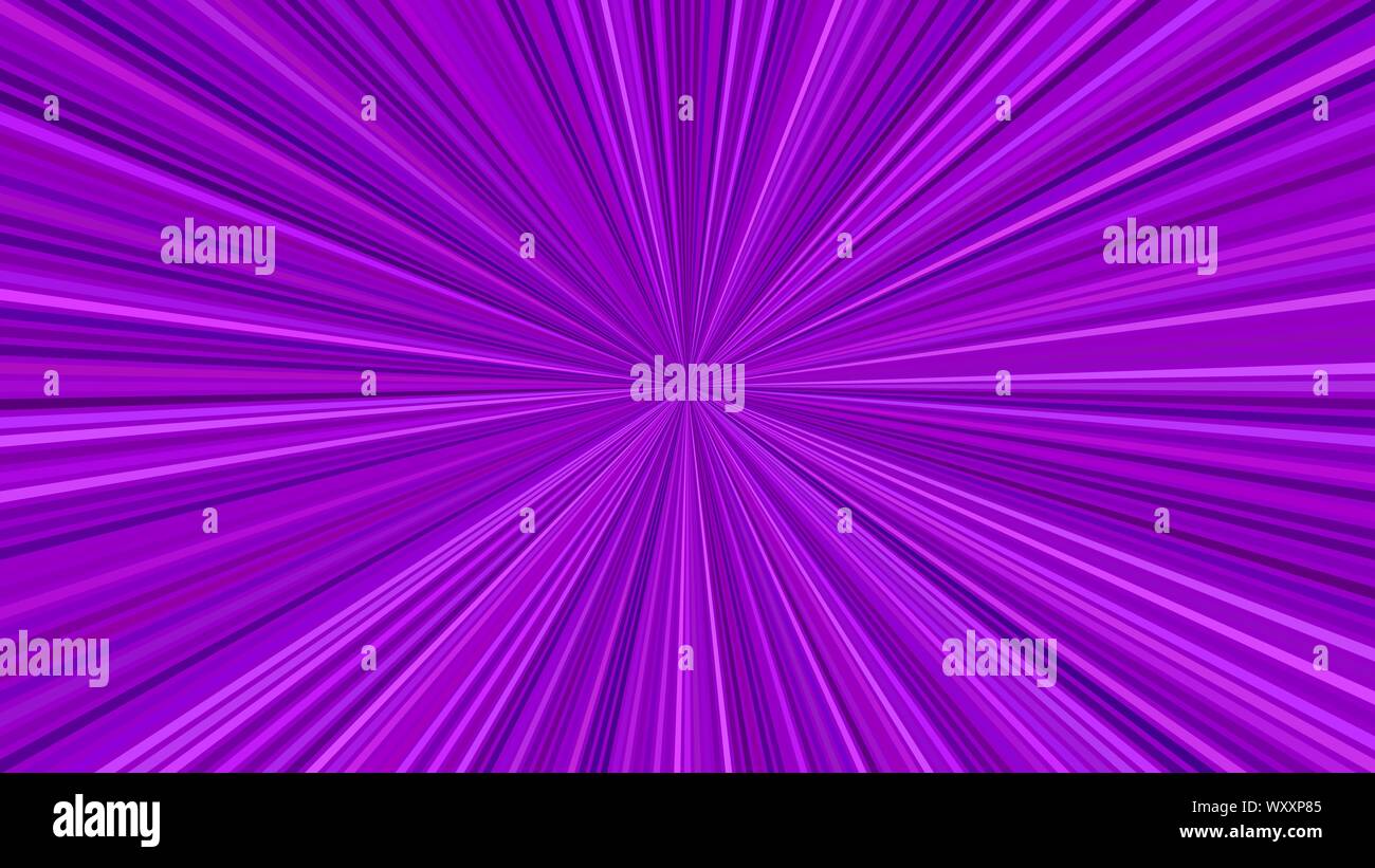 Purple psychedelic abstract ray burst stripe background vector