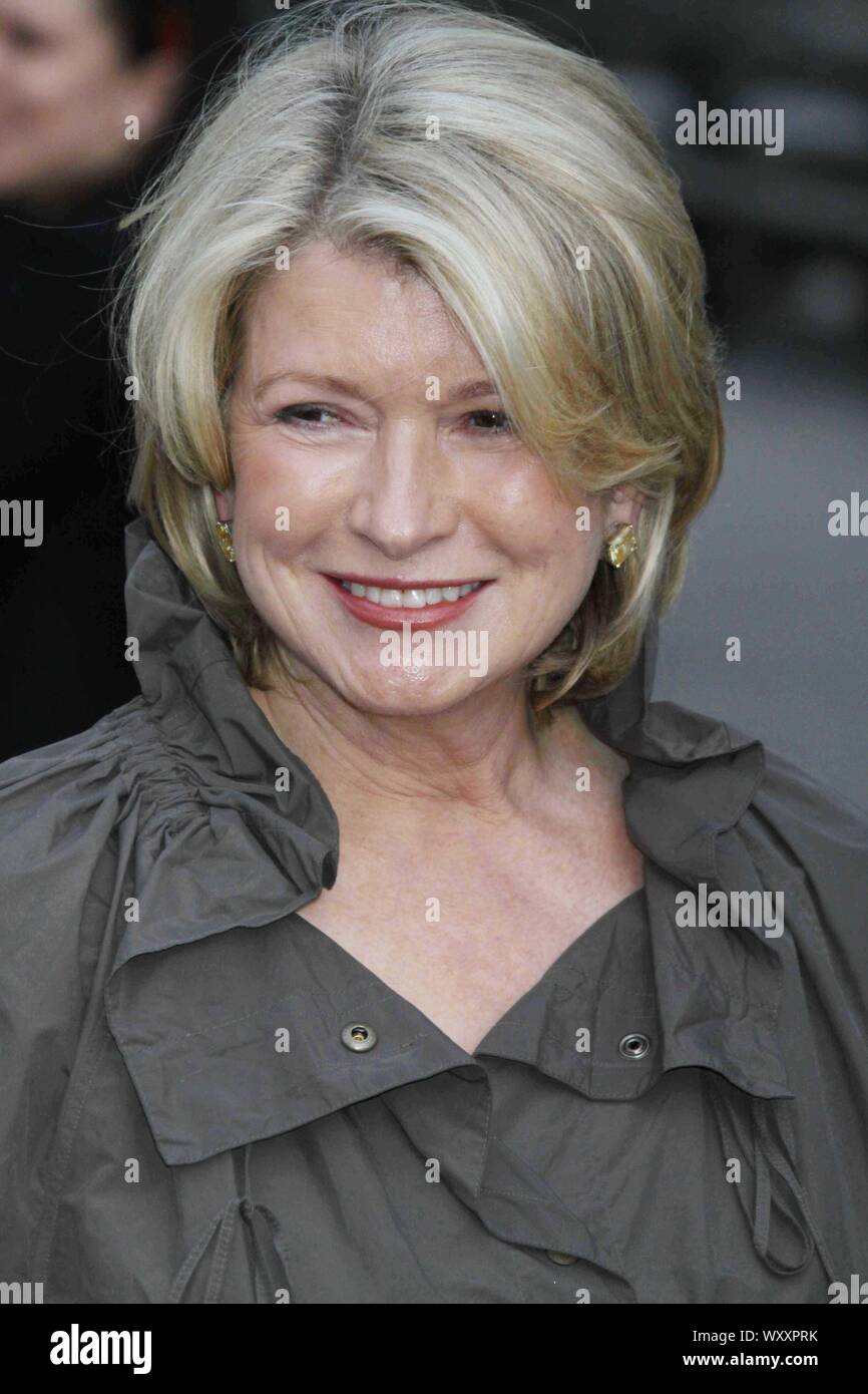 Martha Stewart 2010, Photo By John Barrett/PHOTOlink Stock Photo - Alamy