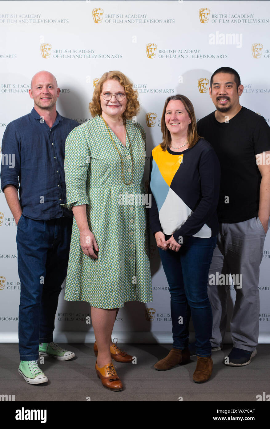 left to right) Jury members from across the games industry Dan Pinchbeck,  Creative Director, The Chinese Room, Elin Festoy, Producer, The Norwegian  Film School, VR and Interactive, Tara Saunders, Head of Studio