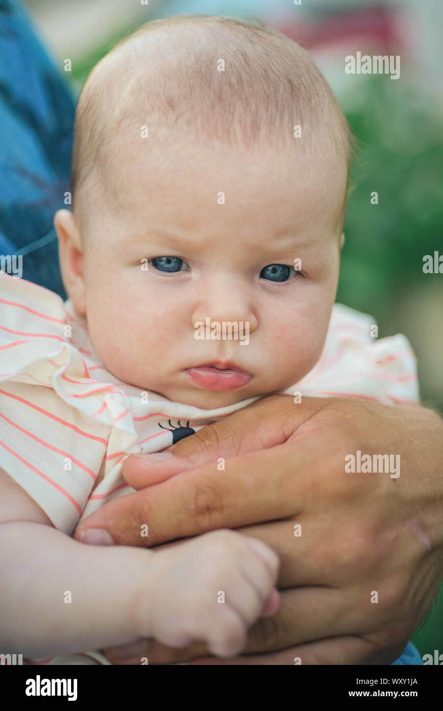 New born, new life. Newborn boy or girl. Healthy life to newborn infant