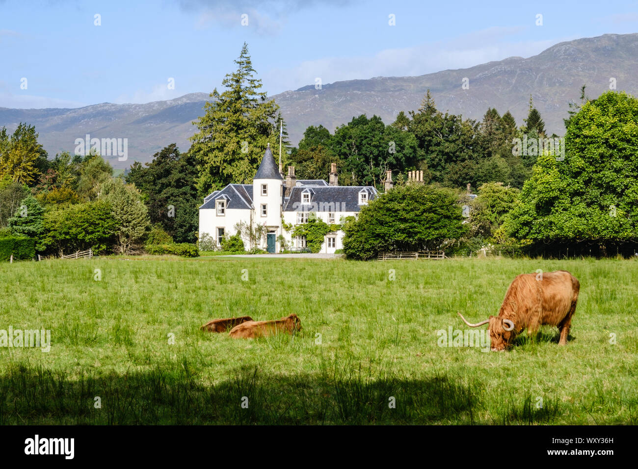 Attadale Gardens, Attadale, Strathcarron, Highlands of Scotland Stock Photo