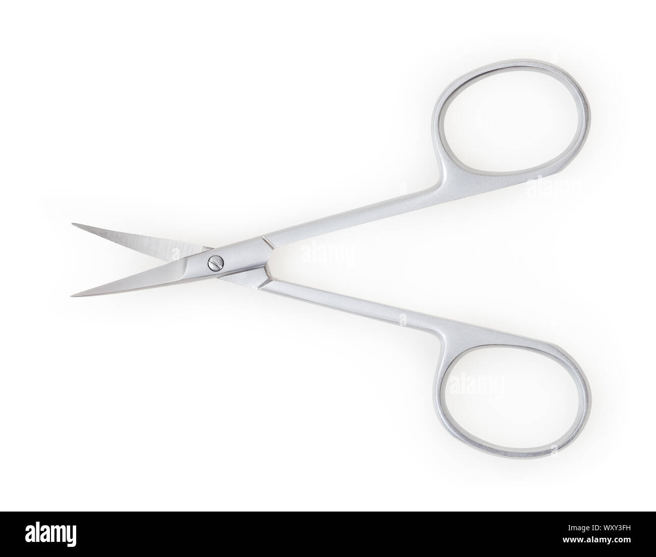 Nail scissors isolated on white background with clipping path Stock Photo
