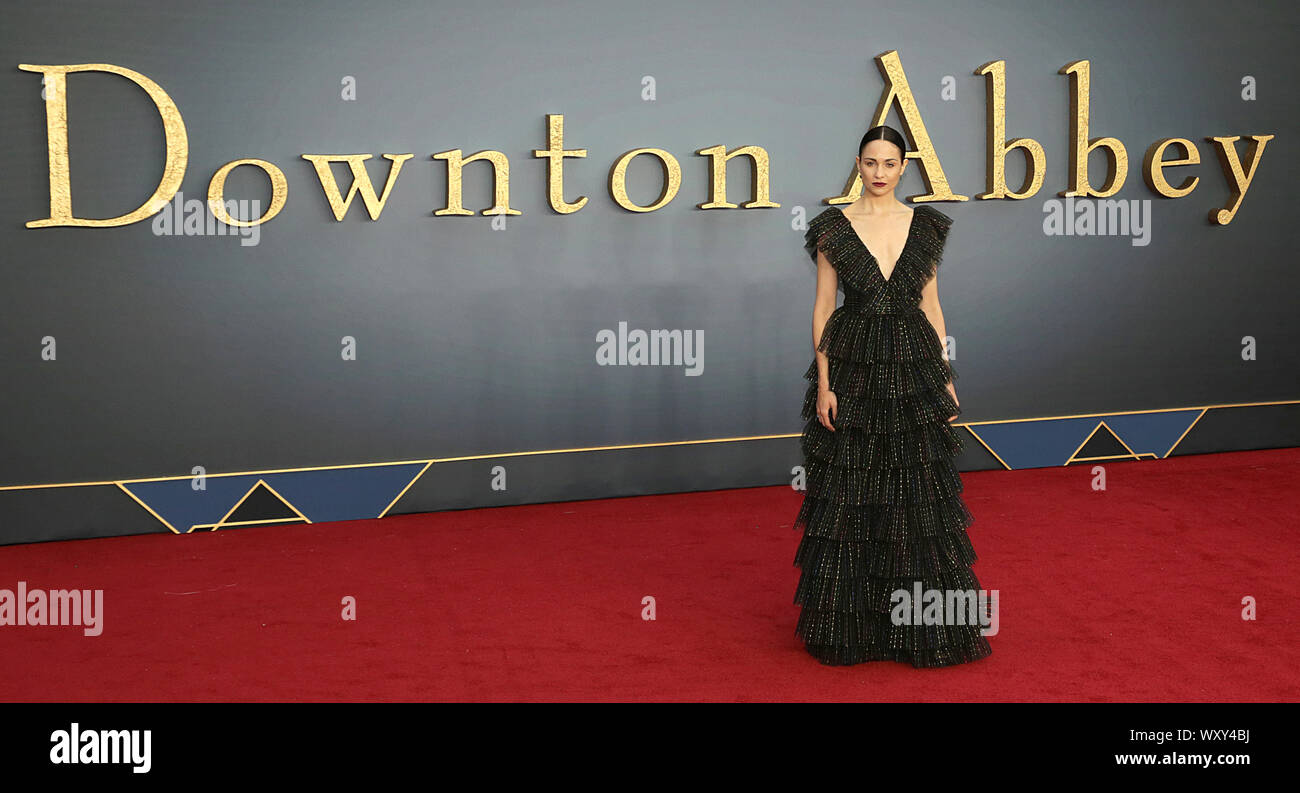 Tuppence Middleton Downton Abbey Film World Premier Stock Photo - Alamy