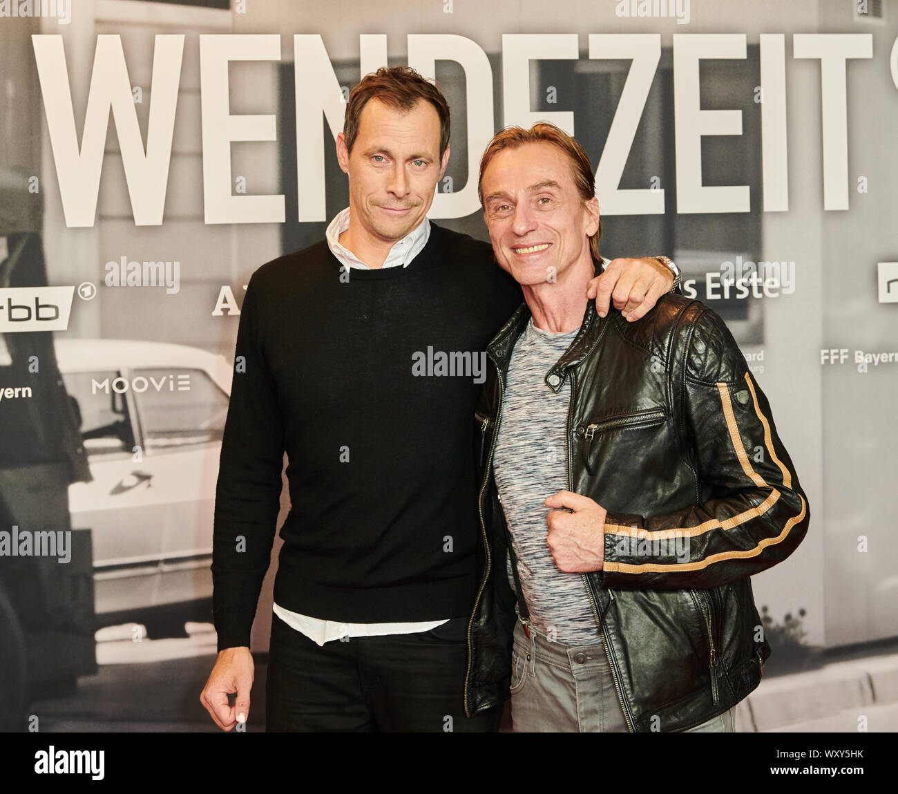 Berlin Germany 18th Sep 2019 The Actors Marc Hosemann And Andre berlin-germany-18th-sep-2019-the-actors-marc-hosemann-and-andre