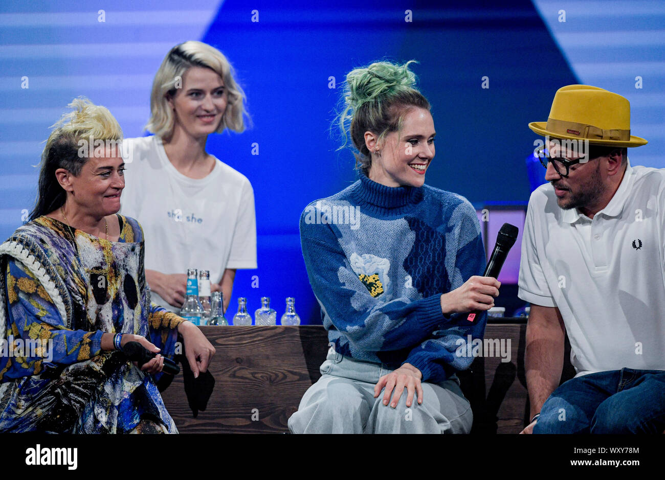 Hamburg, Germany. 18th Sep, 2019. The musicians and jury members
