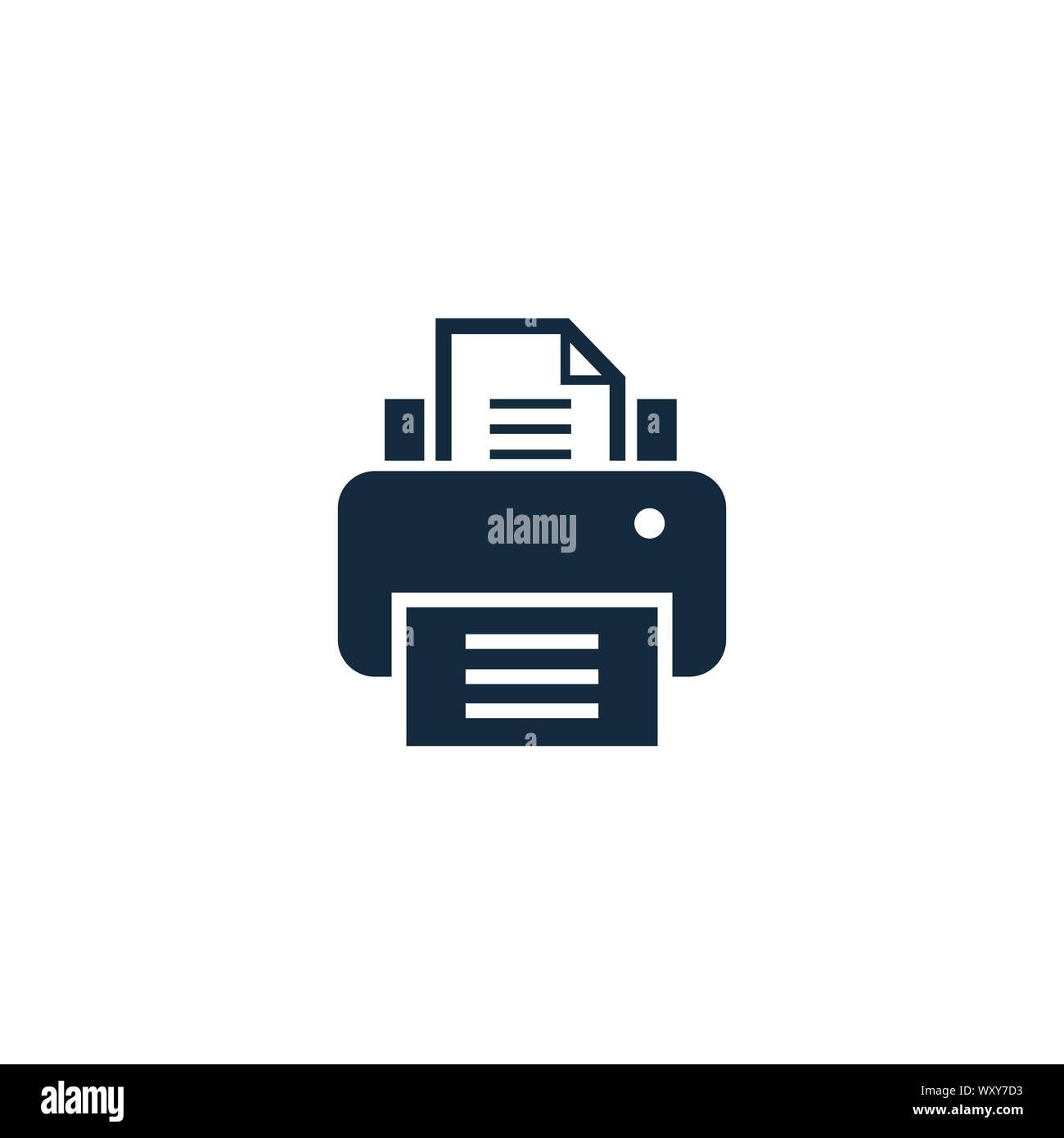 Printer icon. Simple element illustration. Printer symbol design template. Can be used for web