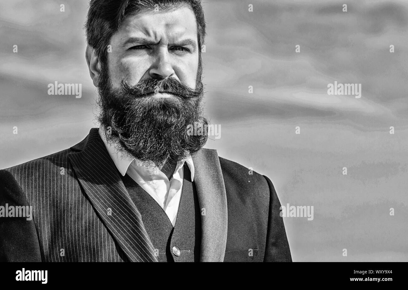 Vintage Style Long Beard Facial Hair Beard And Mustache Care