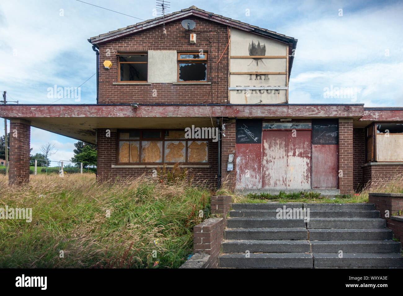 The Beacon Public house in Buttershaw, Bradford, West Yorkshire, as