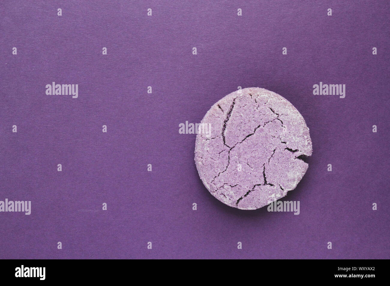 Ube Pastries (Purple) Stock Photo