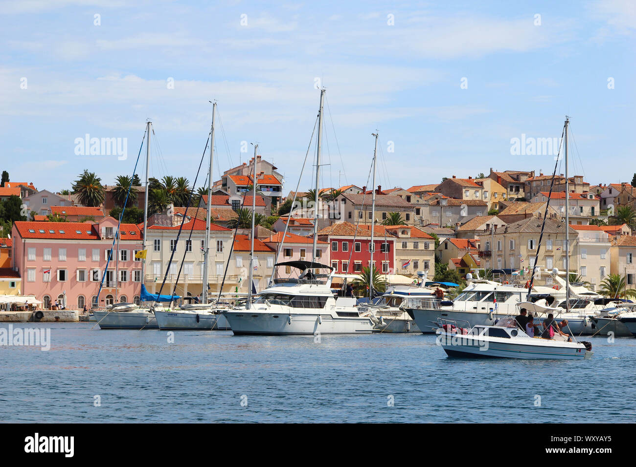 Yachthafen Kroatien Stock Photo