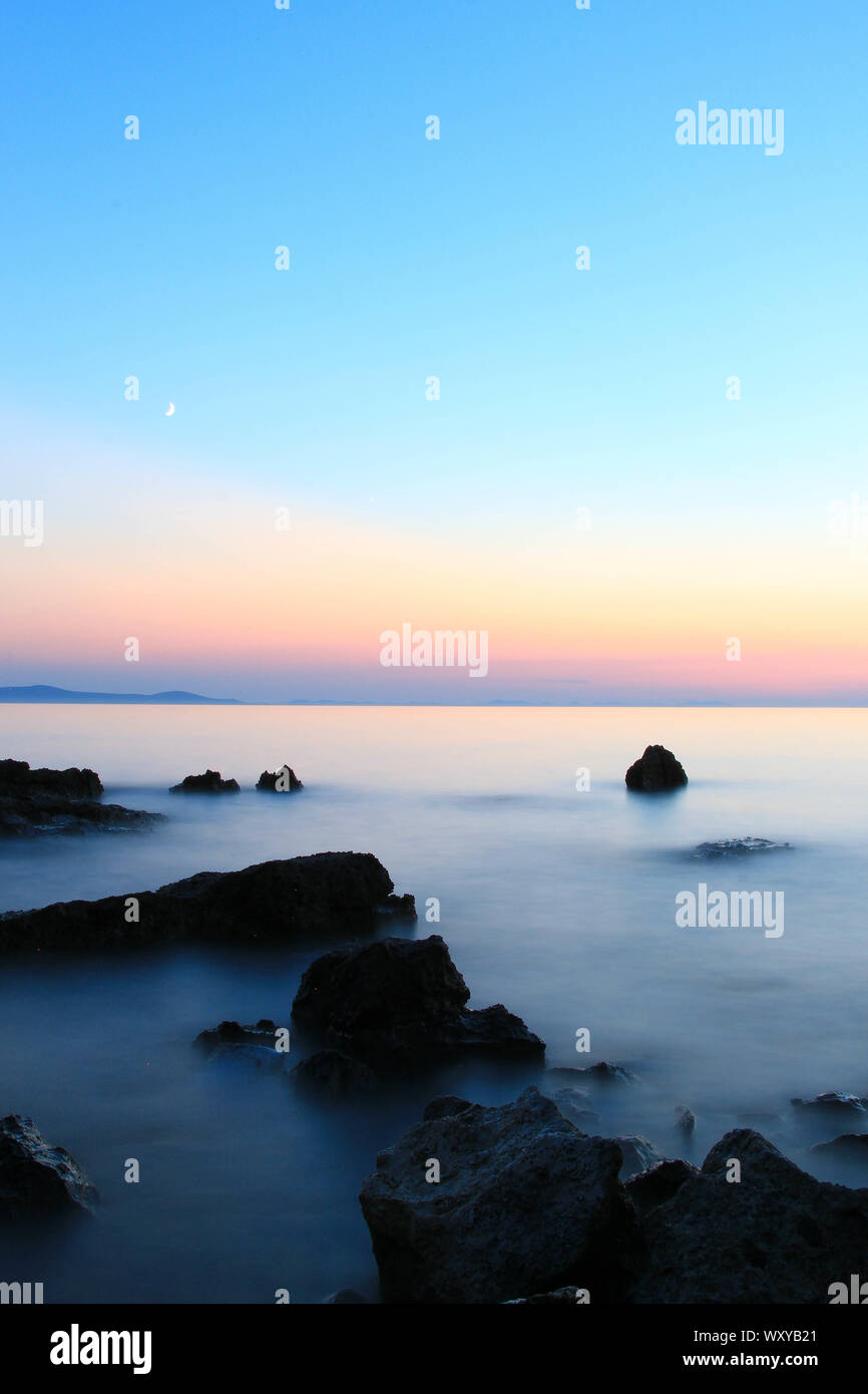 Meer Silhouette Stock Photo