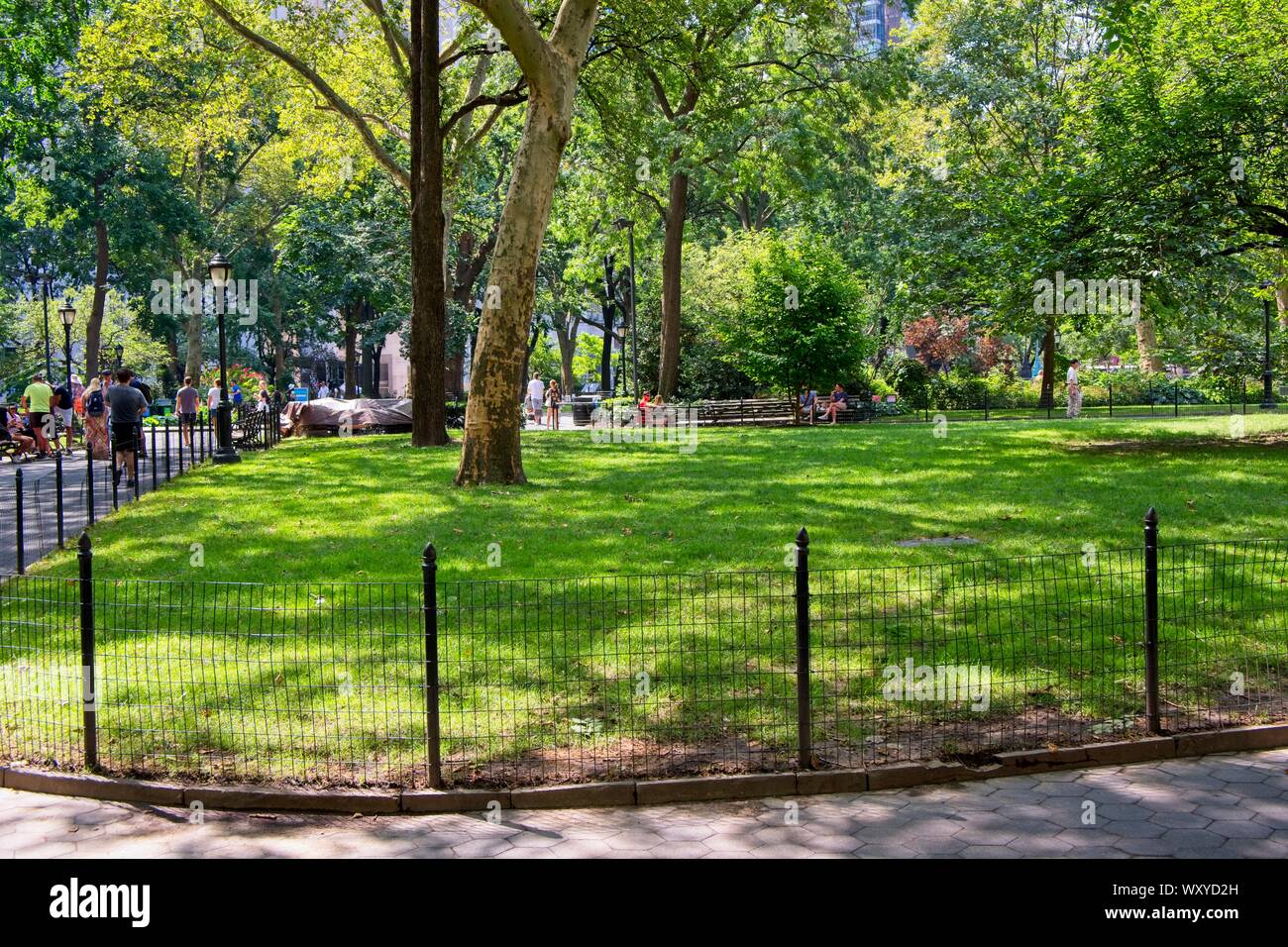 Madison Square Park in Manhattan Stock Photo