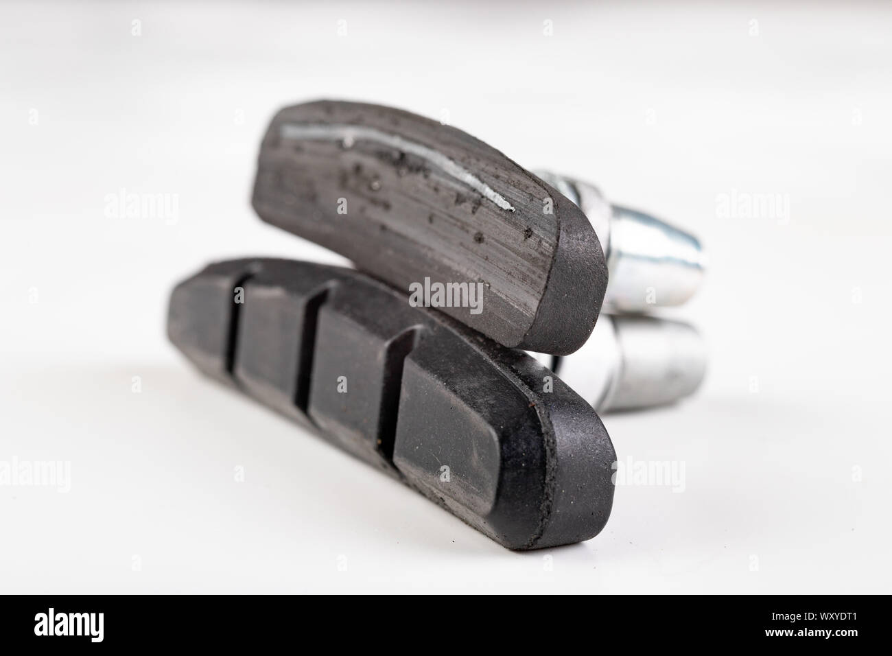 worn bike brake pads