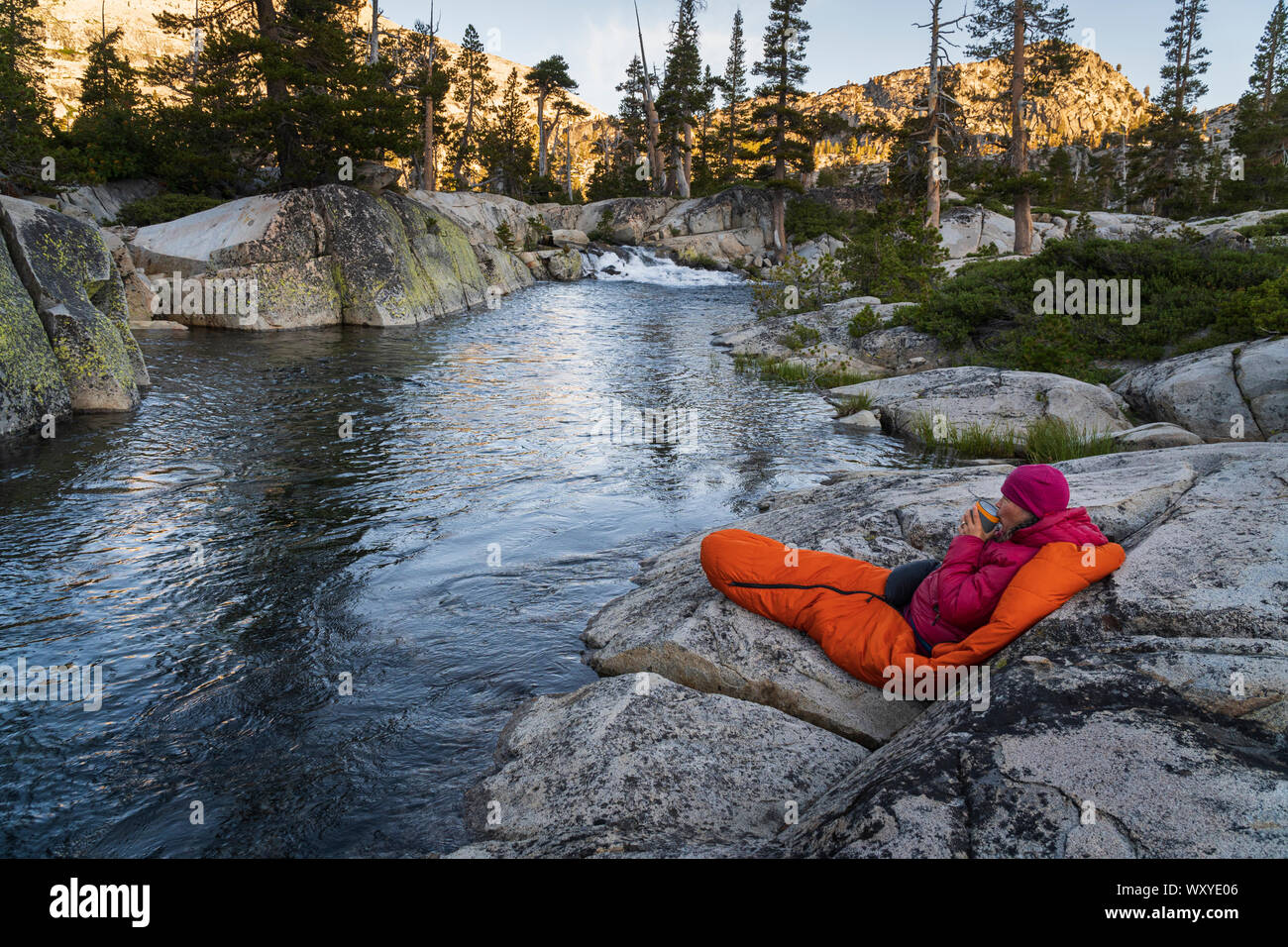 lake and trail sleeping bag