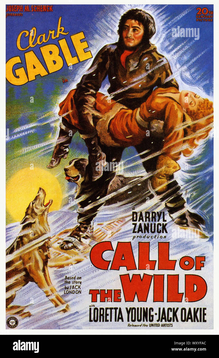 Call Of The Wild Vintage Movie Poster Stock Photo Alamy