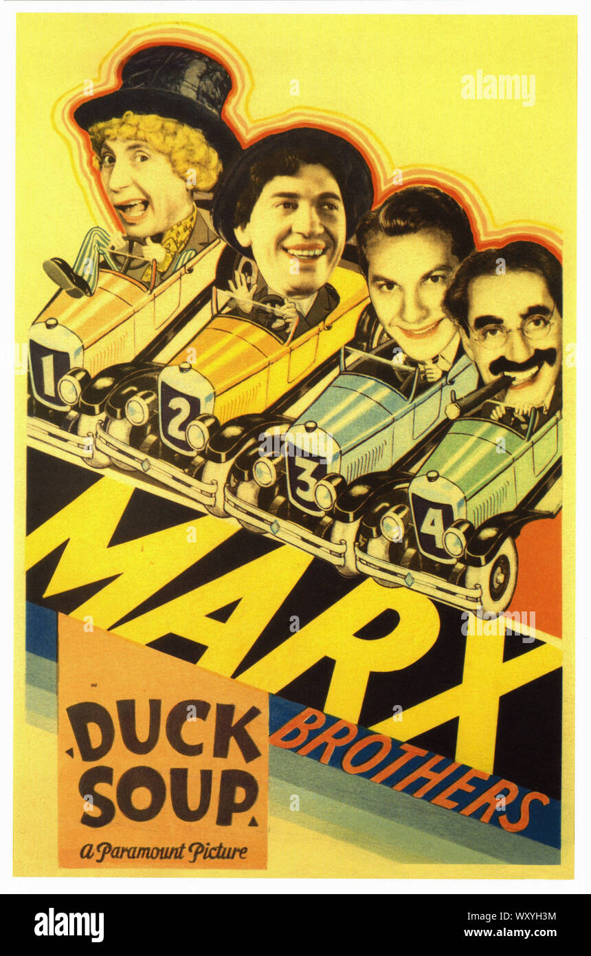 Duck soup - Vintage Movie Poster Stock Photo - Alamy
