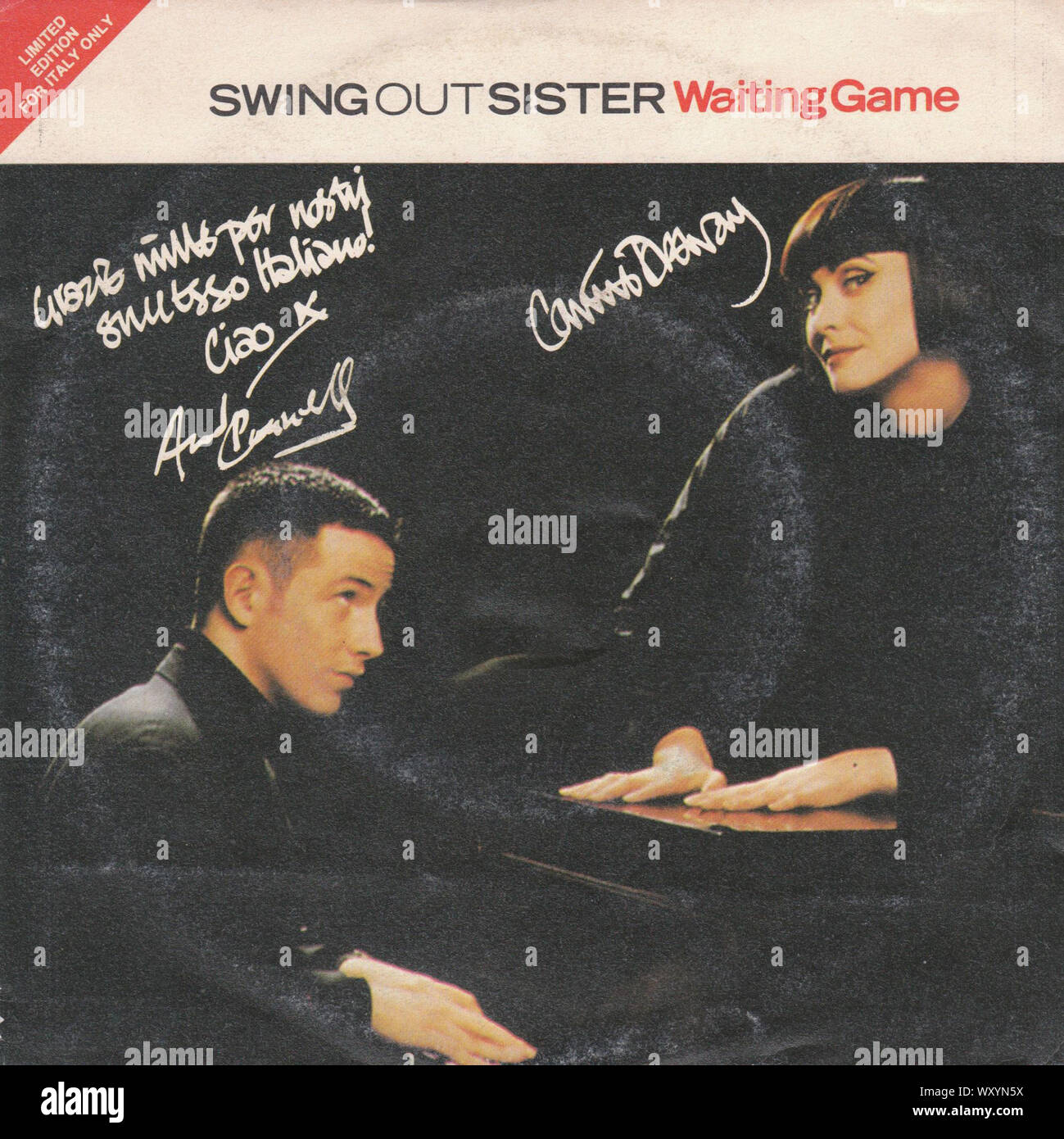 Swing Out Sister - Waiting Game - Vintage 7'' inches record cover Stock  Photo - Alamy