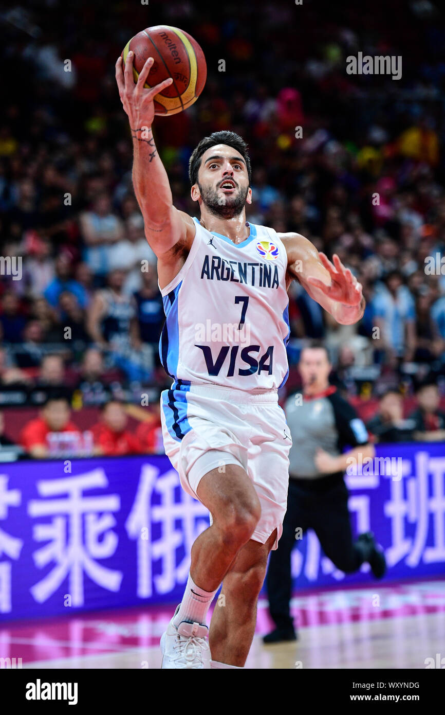 Facundo Campazzo (Argentina). FIBA Basketball World Cup China 2019, Final game Stock Photo