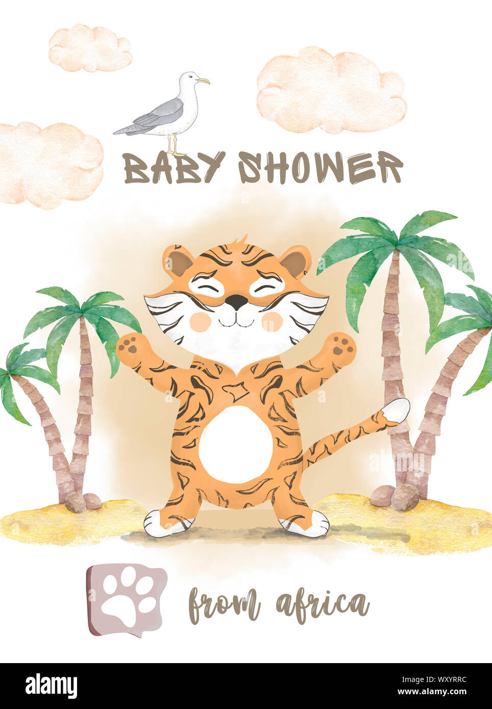 Tiger Baby Cute Print Sweet Animal In Island Lion Jump With Palm On Beach Cool African Safari Cartoon Illustration For Nursery Kids Apparel Stock Photo Alamy Tiger Baby Cute Print Sweet Animal In Island Lion Jump With Palm On Beach Cool African Safari Cartoon Illustration For Nursery Kids Apparel Stock Photo Alamy