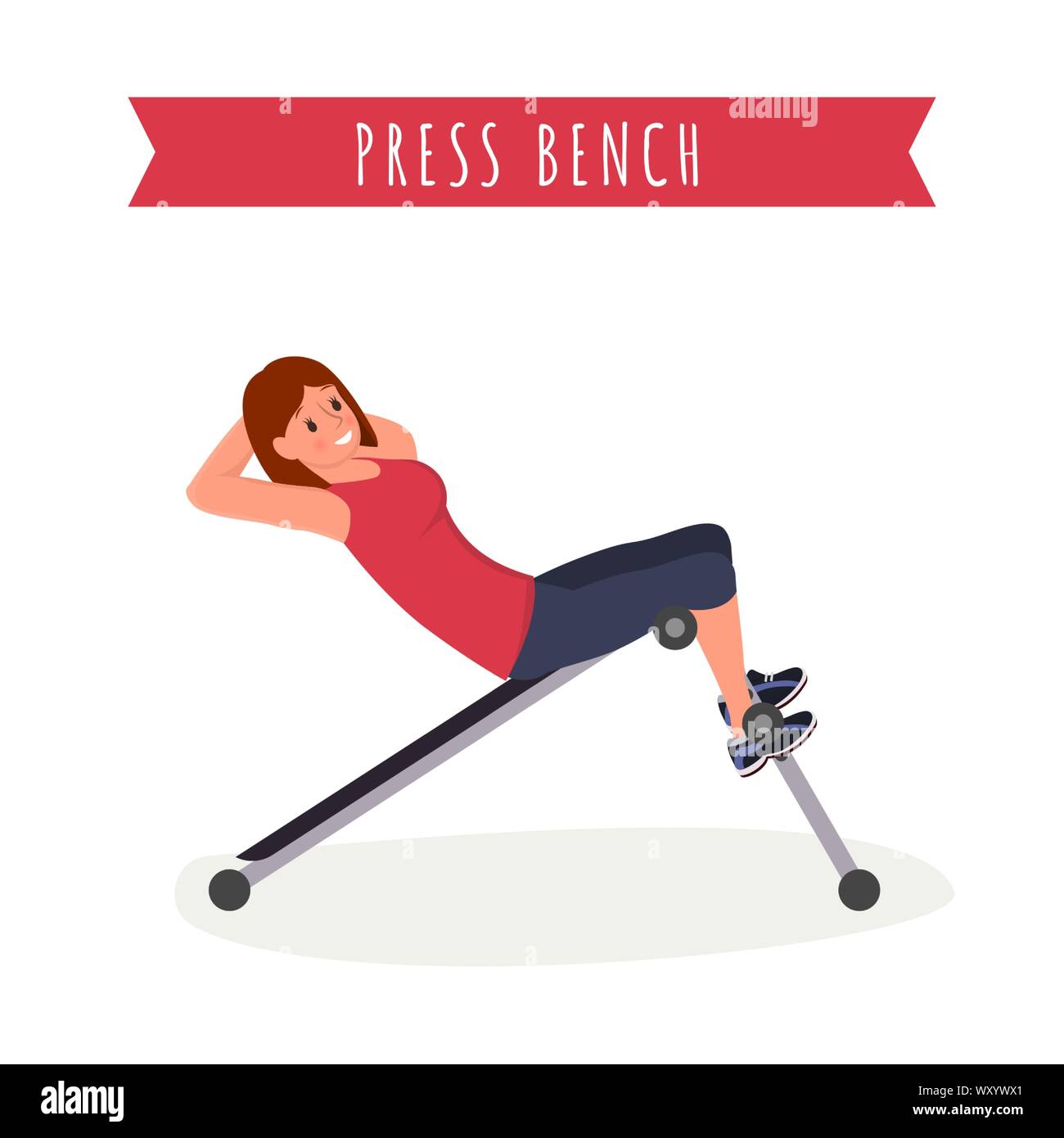 Bench press Cut Out Stock Images & Pictures - Alamy