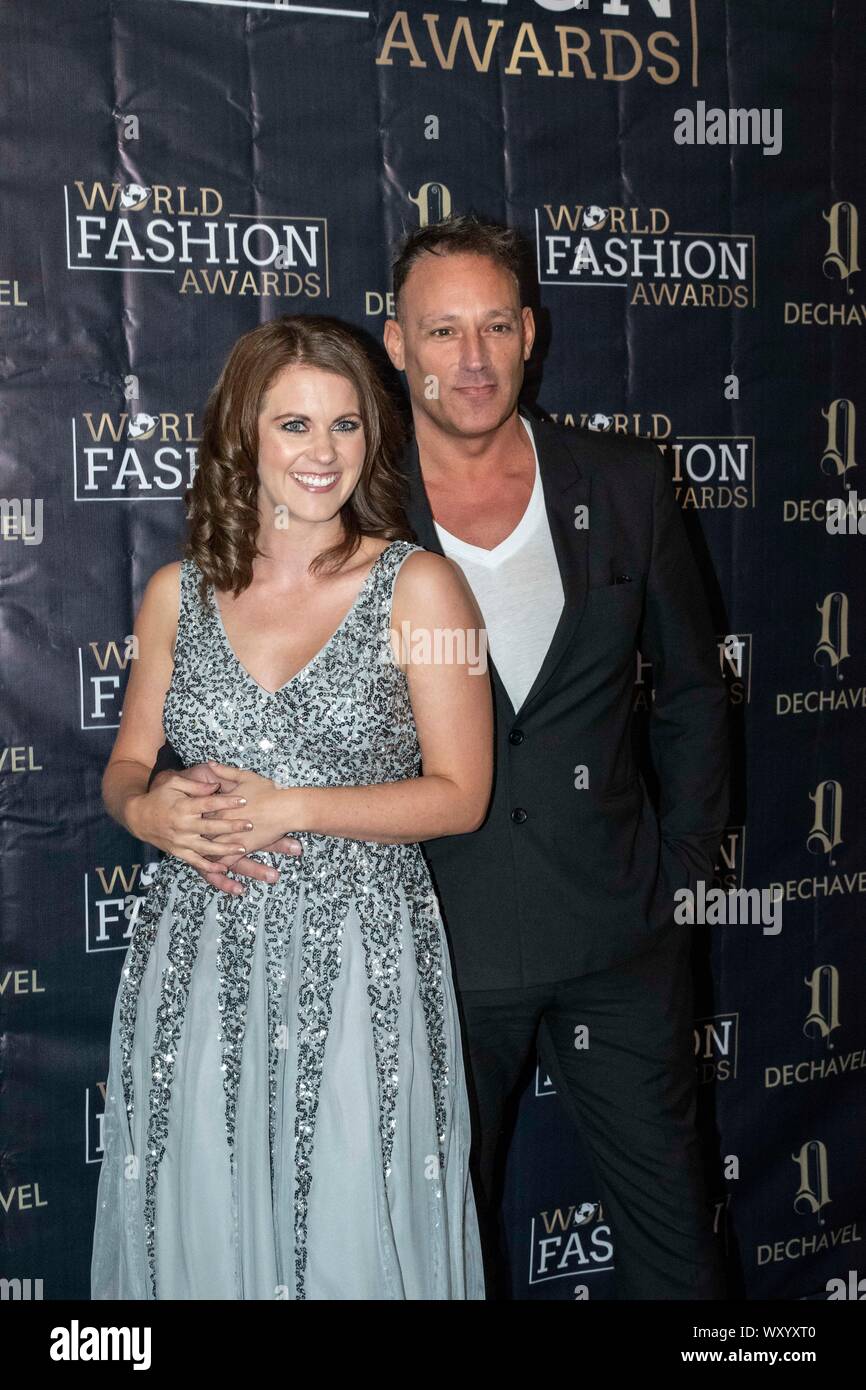 LONDON, ENGLAND - SEPTEMBER 18: Guests attends the World Fashion Awards at The Savoy Hotel on September 18, 2019 in London, England Stock Photo