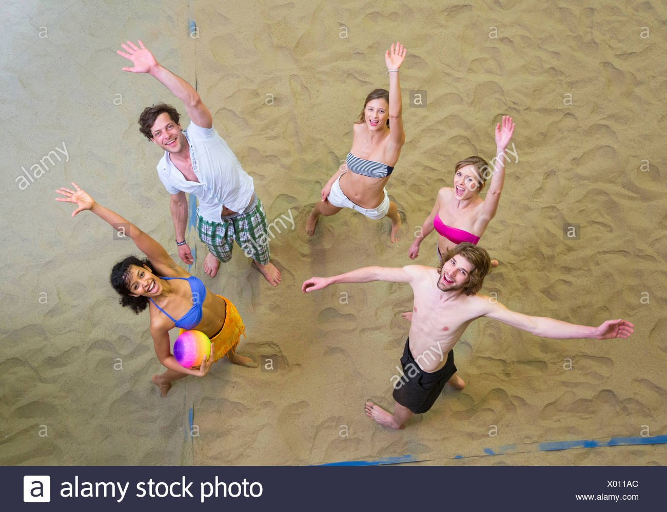 Volleyball Court Aerial Stock Photos & Volleyball Court Aerial Stock
