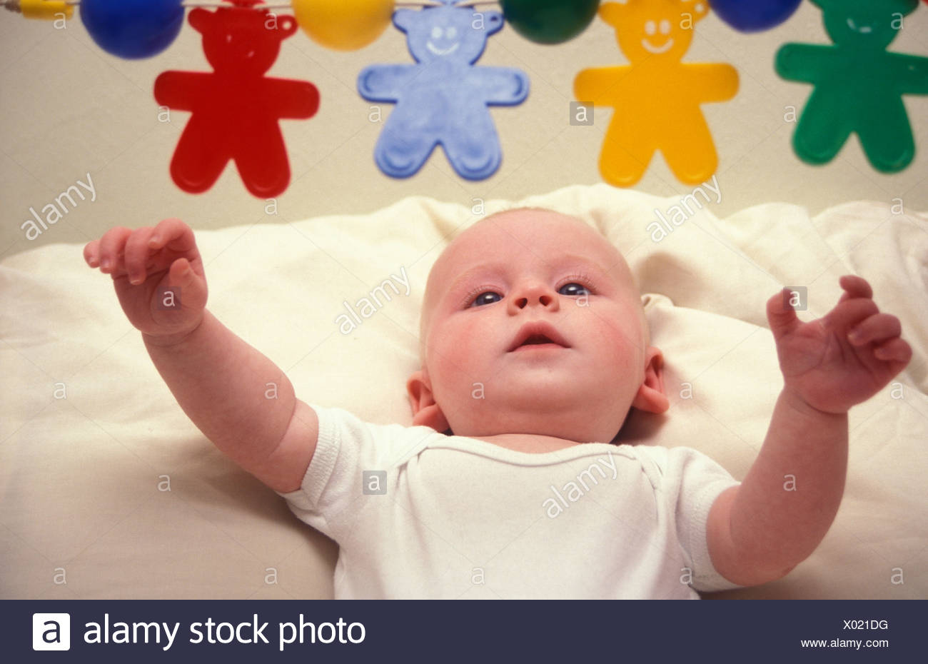 colourful cot mobile