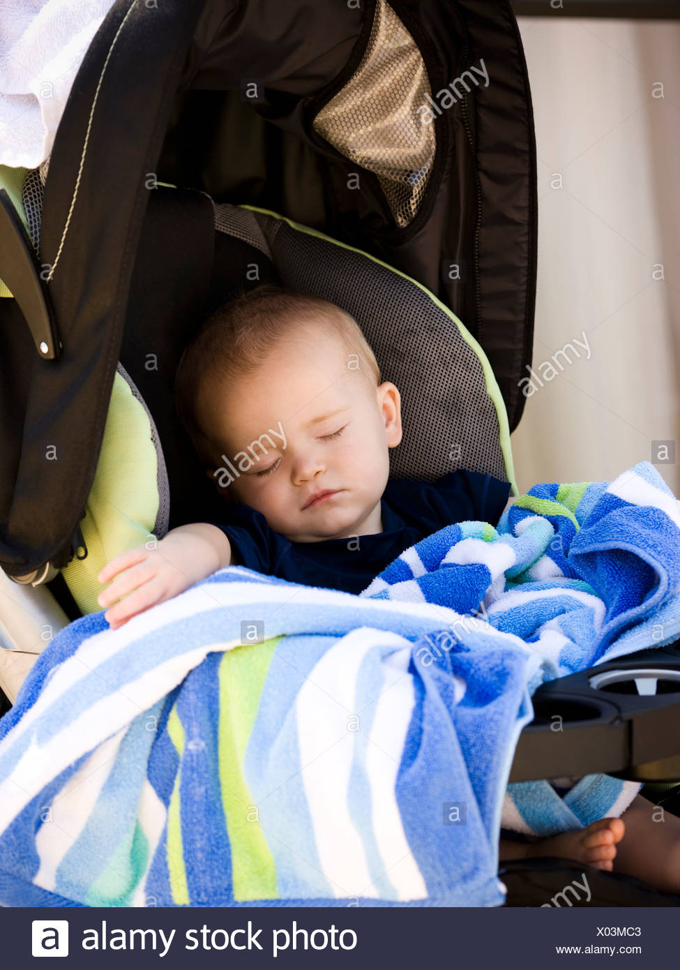 baby sleeping stroller