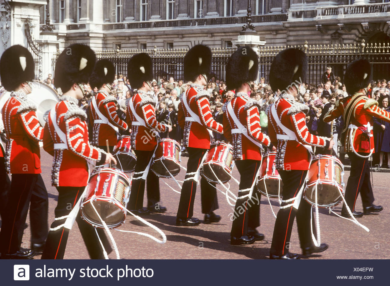 Grenadier Guards Marching Stock Photos & Grenadier Guards Marching