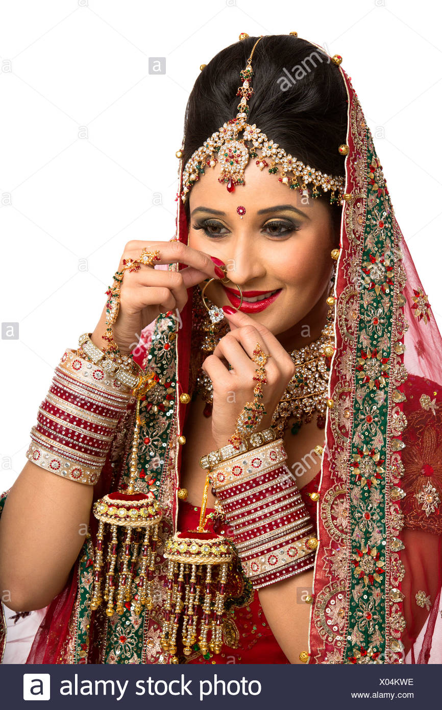 Indian bride in traditional wedding 